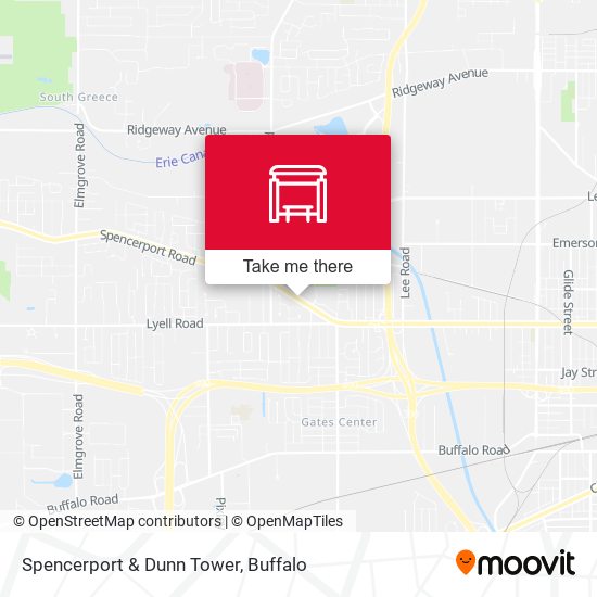 Mapa de Spencerport & Dunn Tower