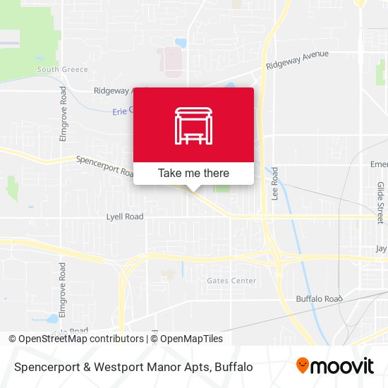 Spencerport & Westport Manor Apts map