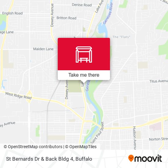 St Bernards Dr & Back Bldg 4 map