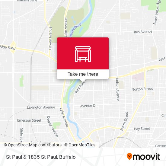 St Paul & 1835 St Paul map