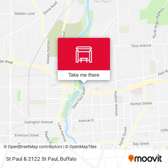 St Paul & 2122 St Paul map