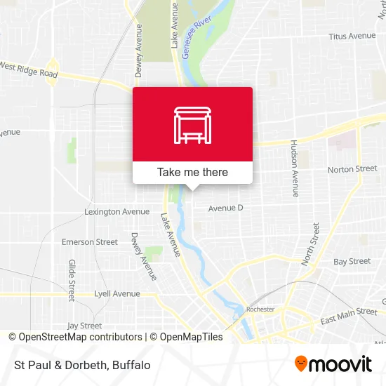 St Paul & Dorbeth map