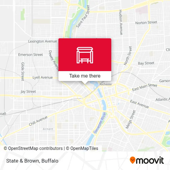 State & Brown map