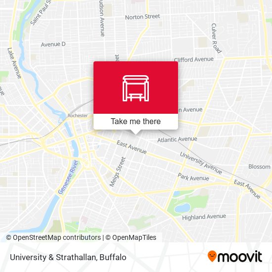 University & Strathallan map