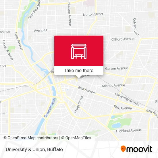 University & Union map