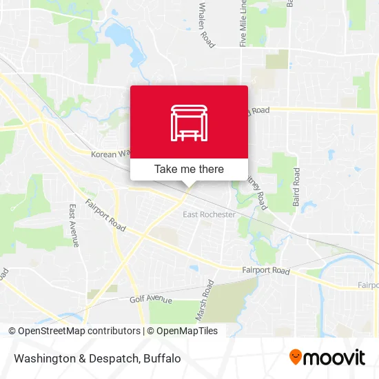 Washington & Despatch map