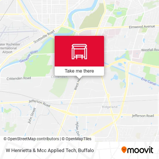 W Henrietta & Mcc Applied Tech map