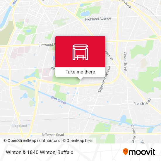 Mapa de Winton & 1840 Winton
