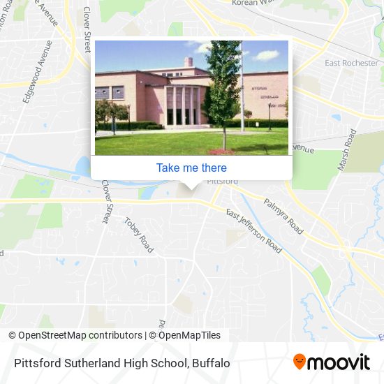 Pittsford Sutherland High School map