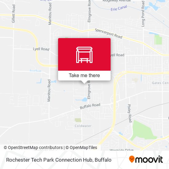 Rochester Tech Park Connection Hub map