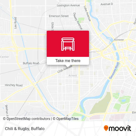 Chili & Rugby map