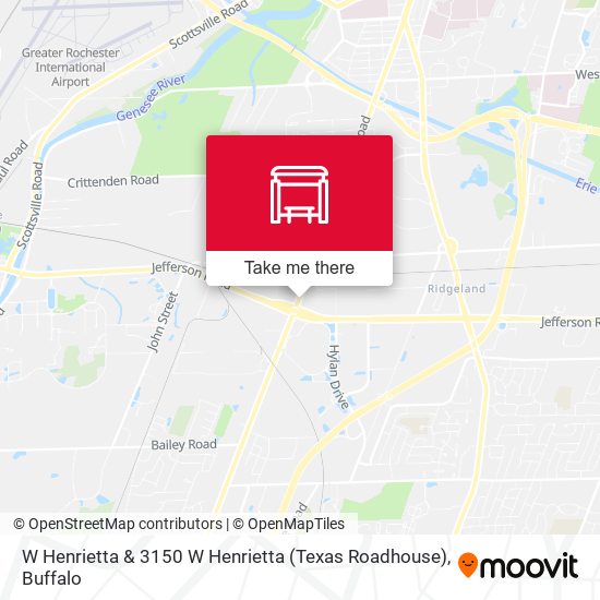 Mapa de W Henrietta & 3150 W Henrietta (Texas Roadhouse)