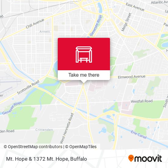 Mt. Hope & 1372 Mt. Hope map