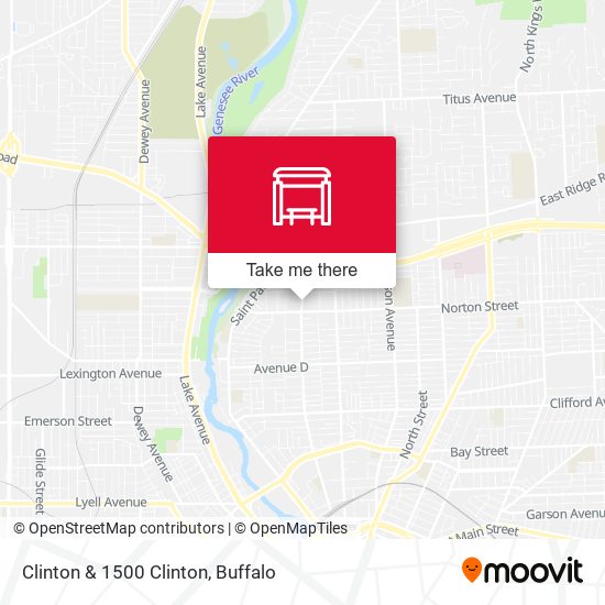 Clinton & 1500 Clinton map