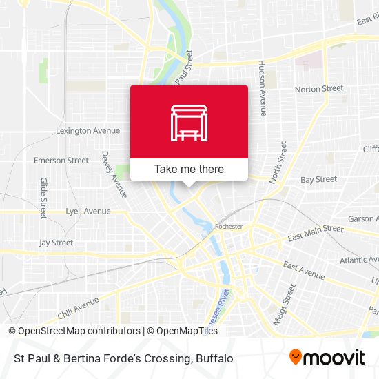 St Paul  & Bertina Forde's Crossing map