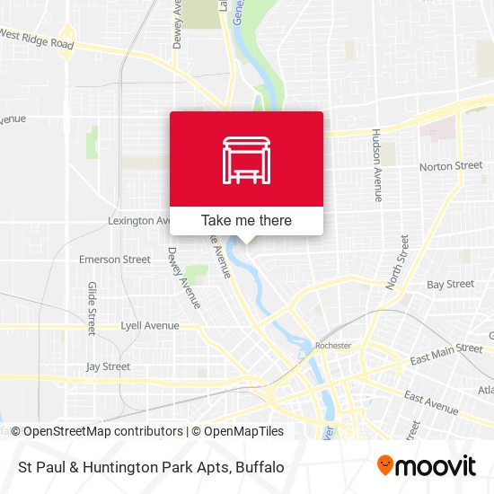 St Paul & Huntington Park Apts map