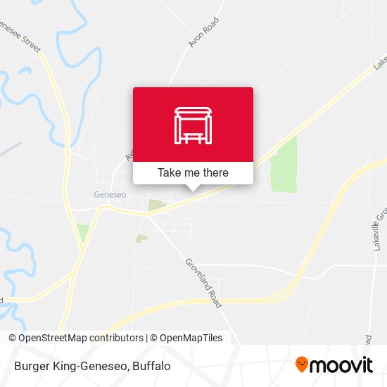 Mapa de Burger King-Geneseo