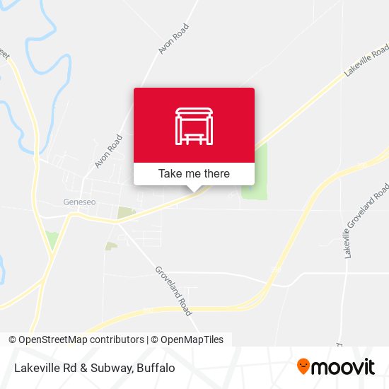 Lakeville Rd & Subway map