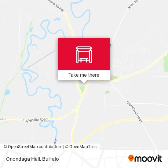 Onondaga Hall map