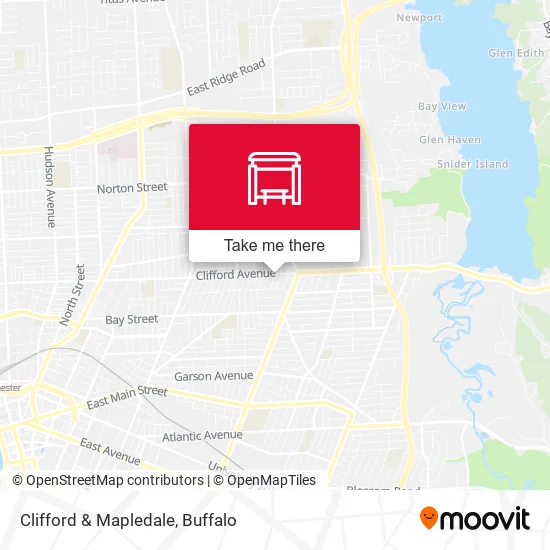 Clifford & Mapledale map