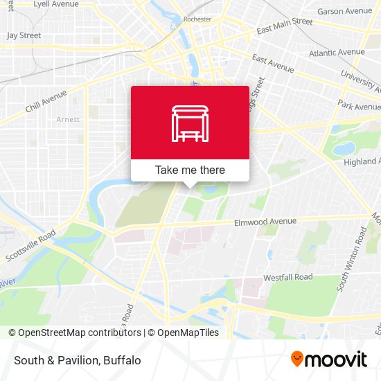 Mapa de South & Pavilion