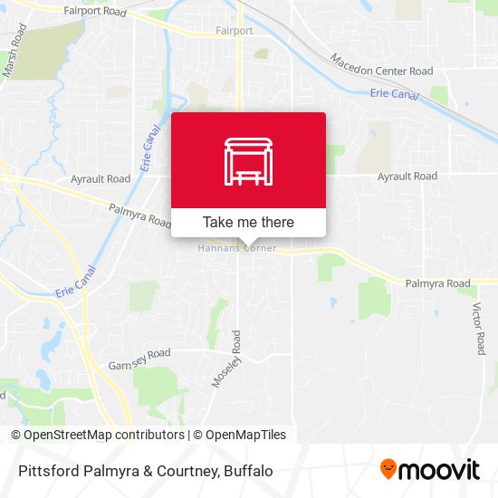 Mapa de Pittsford Palmyra & Courtney