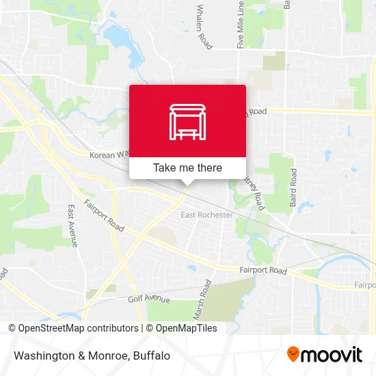 Washington & Monroe map