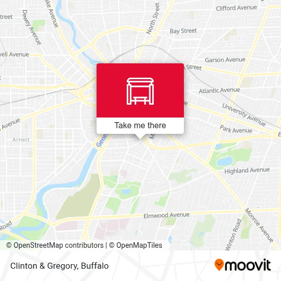 Clinton & Gregory map