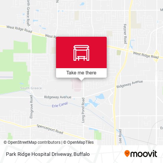 Mapa de Park Ridge Hospital Driveway