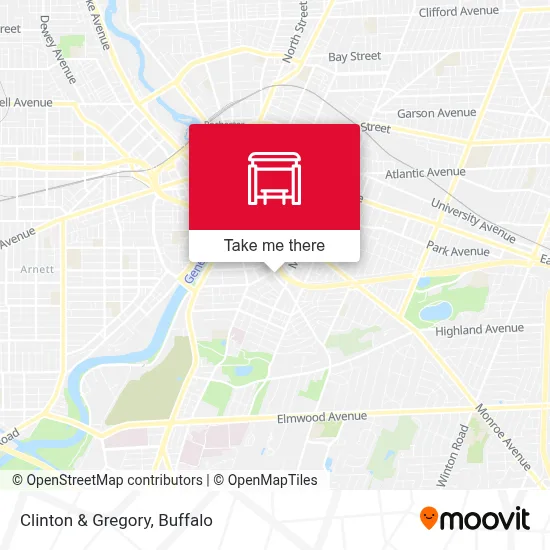 Clinton & Gregory map