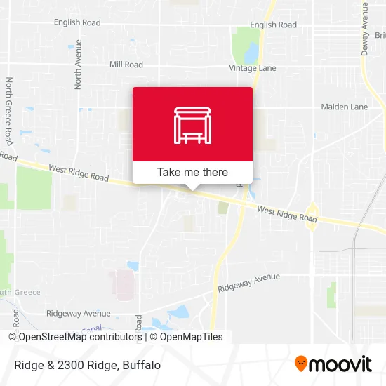 Ridge & 2300 Ridge map