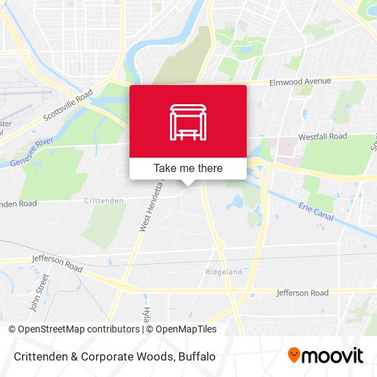 Crittenden & Corporate Woods map