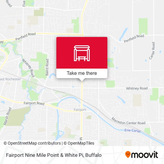 Fairport Nine Mile Point & White Pi map