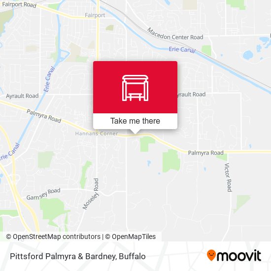 Mapa de Pittsford Palmyra & Bardney