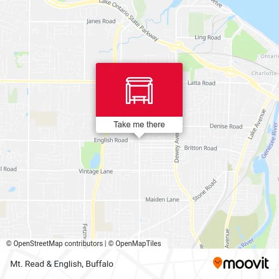 Mt. Read & English map