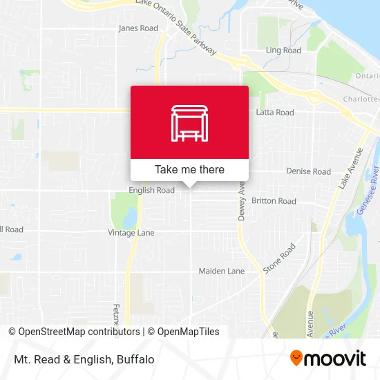 Mt. Read & English map