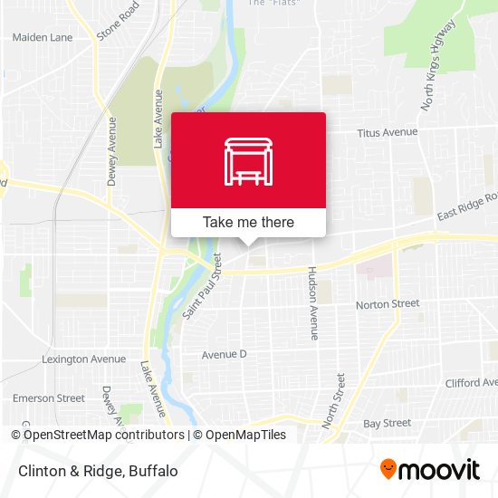 Clinton & Ridge map