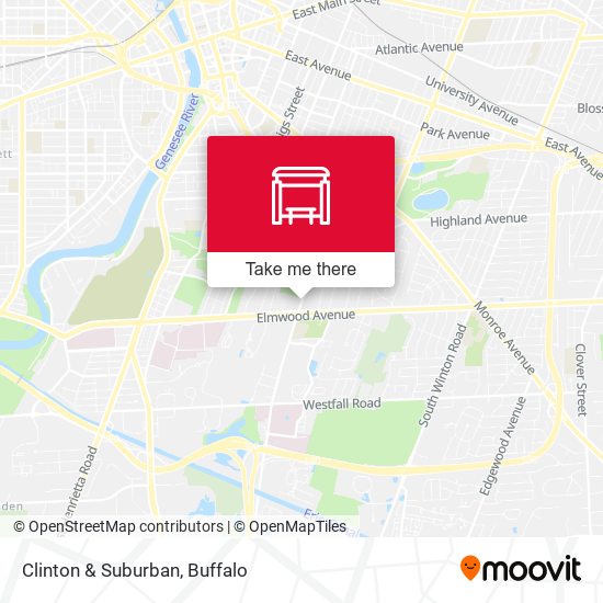 Mapa de Clinton & Suburban
