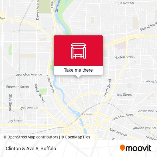 Mapa de Clinton & Ave A