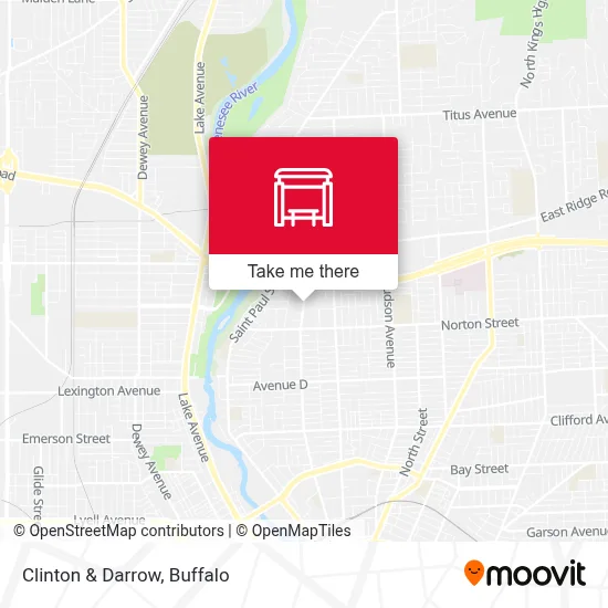 Clinton & Darrow map