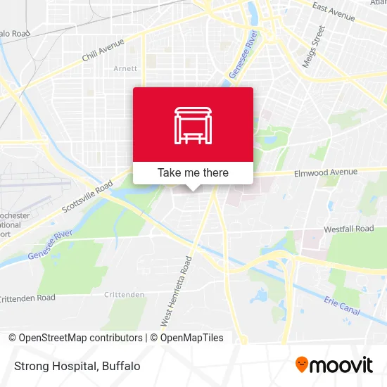 Strong Hospital map
