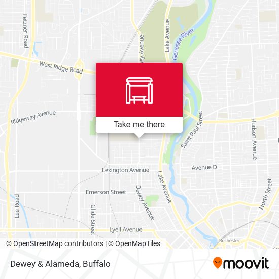 Dewey & Alameda map