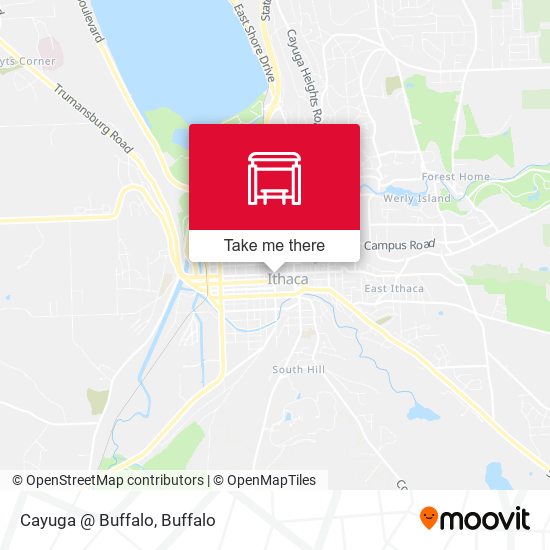 Cayuga @ Buffalo map