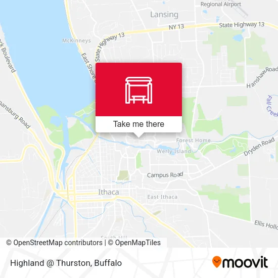 Highland @ Thurston map
