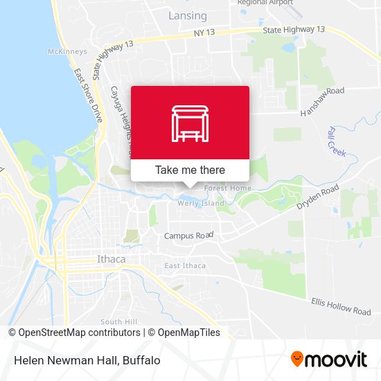 Mapa de Helen Newman Hall