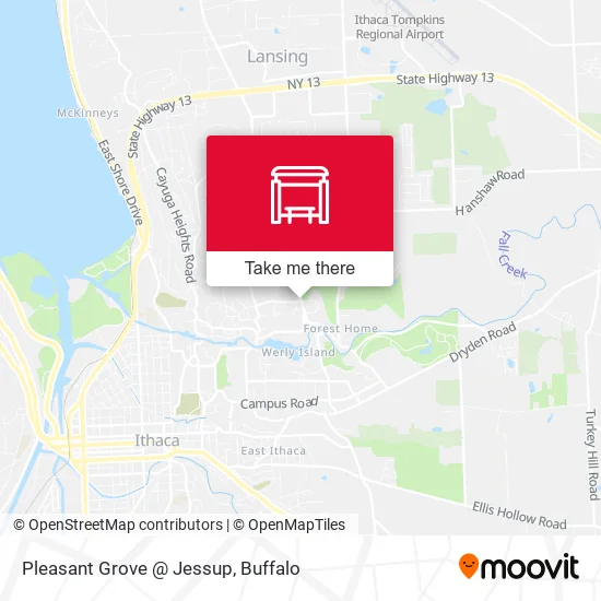 Mapa de Pleasant Grove @ Jessup
