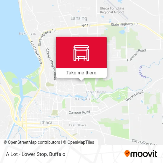 A Lot - Lower Stop map