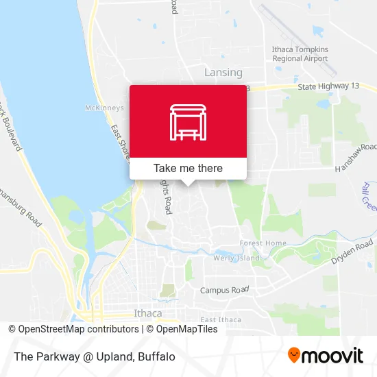 The Parkway @ Upland map
