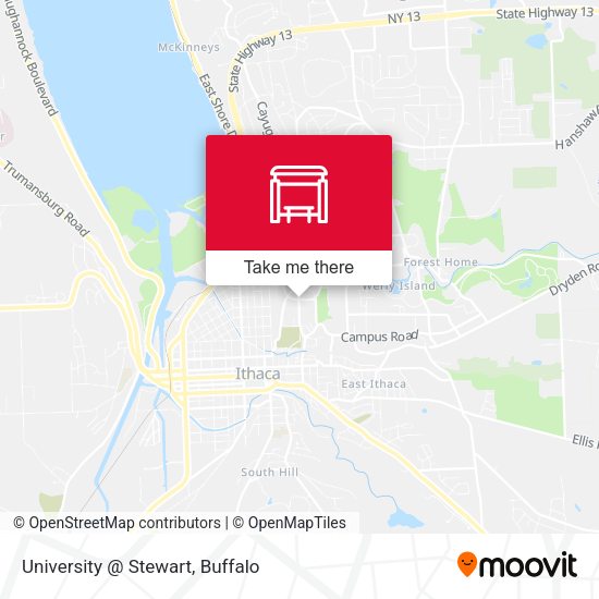 University @ Stewart map