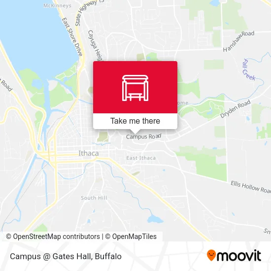 Campus @ Gates Hall map